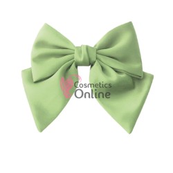 Accesoriu pentru decor par cu Fundita din satin si clema metalica TRD040TT Lime